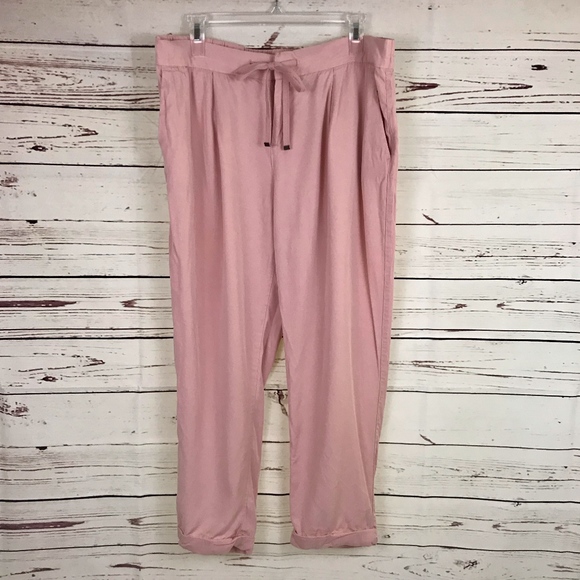 Old Navy Pants - Old Navy | Light Pink Jogger Style Pleated Pants
